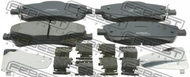 Купить 0101-ADT270F Febest Тормозные колодки передние Avensis T27 (1.6, 1.8, 2.0) 