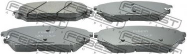 Купити 1201-VCF Febest Гальмівні колодки передні ix55 (3.0 V6 CRDi 4WD, 3.8 V6, 3.8 V6 4WD) 