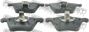 Купить 2701-XC90F Febest Тормозные колодки передние Mazda 3 (BK, BL) (1.6, 2.0, 2.2, 2.3) 