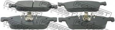 Купить 2101-CBSF Febest Тормозные колодки передние Kuga 2 (1.5 EcoBoost, 1.6 EcoBoost, 2.0 TDCi) 
