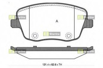Купить BD S322 StarLine Тормозные колодки передние Ford без датчика износа