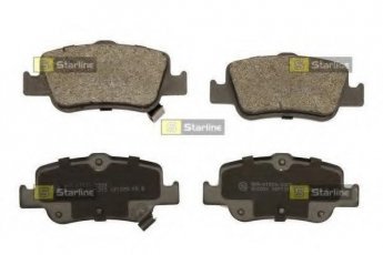 Купить BD S481 StarLine Тормозные колодки задние Пежо 308 (1.4, 1.6, 2.0) 