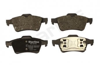 Купить BD S829P StarLine Тормозные колодки задние Primera P12 без датчика износа, не подготовленно для датчика износа