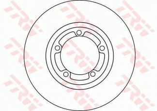 Купить DF4102 TRW Тормозные диски Hyundai H1 (2.4, 2.5, 2.6)
