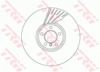 Гальмівний диск DF6622S TRW фото 1