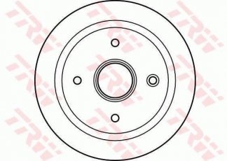 Купить DB4301 TRW Тормозной барабан Corsa (B, C) (1.0, 1.2, 1.4, 1.6, 1.7)
