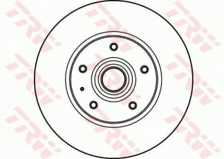 Купить DF1683S TRW Тормозные диски Вольво 740 (2.0, 2.3, 2.4)