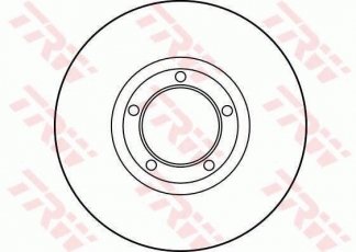 Купити DF1653 TRW Гальмівні диски Транзіт 4 (1.6, 2.0, 2.5)