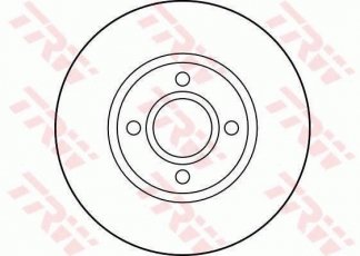 Купить DF2751 TRW Тормозные диски Mondeo (1, 2) (1.8, 2.0, 2.5)