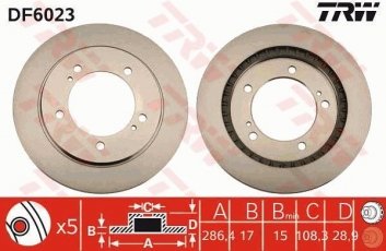 Купить DF6023 TRW Тормозные диски Гранд Витара ХЛ-7 (1.6, 2.0)