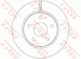 Купить DF6415 TRW Тормозные диски Вояджер Гранд (2.8 CRD, 3.3, 3.8)