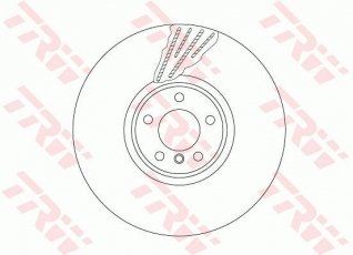 Купить DF6618S TRW Тормозные диски БМВ Х5 (Е70, Ф15) (M 50 d, xDrive 50 i)