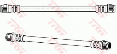 Купить PHA304 TRW Тормозной шланг Citroen C3 Picasso (1.2, 1.4, 1.6)