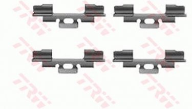 Купить PFK186 TRW Ремкомплект тормозных колодок Laurel (2.0, 2.4, 2.8 D)