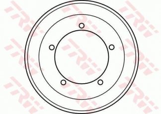 Купить DB4166 TRW Тормозной барабан Транзит (4, 5) (2.0, 2.5, 2.9)