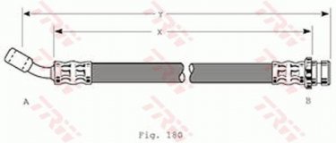 Купить PHD200 TRW Тормозной шланг Микра (1.0, 1.3, 1.5)