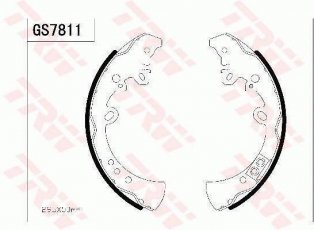 Купить GS7811 TRW Тормозные колодки задние Хайлюкс (2.5, 2.7, 3.0) 