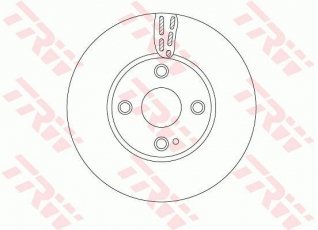 Купить DF6793 TRW Тормозные диски Mazda 2 (1.5, 1.5 D)