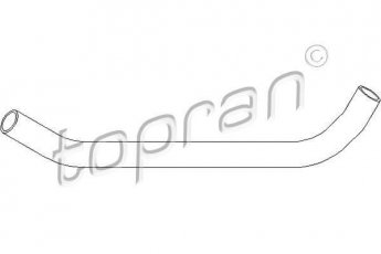 Купить 104 205 Topran Патрубок радиатора Audi 100 1.8
