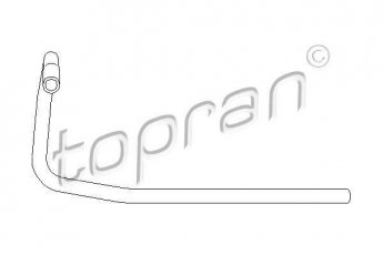 Патрубок радіатора 104 132 Topran фото 1