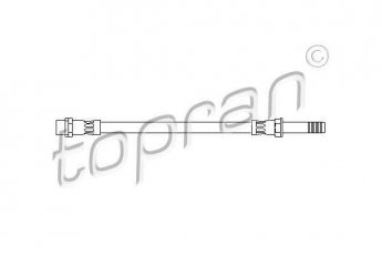 Купить 110 408 Topran Тормозной шланг Multivan (1.9, 2.0, 2.5, 3.2)