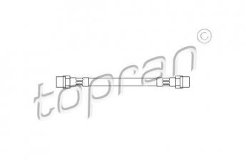Купить 102 636 Topran Тормозной шланг Transporter T4 (1.9, 2.0, 2.4, 2.5, 2.8)