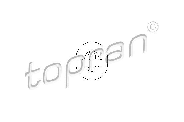 Крепление глушителя 104 403 Topran фото 1