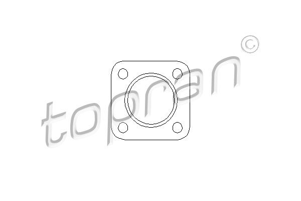 Прокладка глушителя 104 137 Topran фото 1