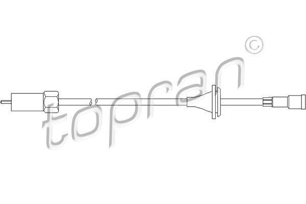 Купить 202 220 Topran Трос спидометра Ascona (1.6, 1.8, 2.0)