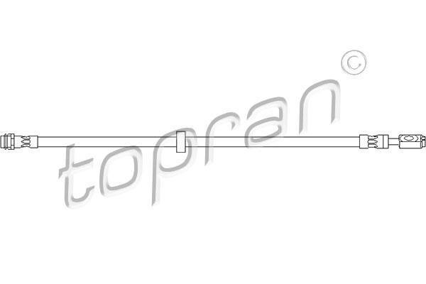 Купить 108 393 Topran Тормозной шланг Audi A3 (1.6, 1.8, 1.9)