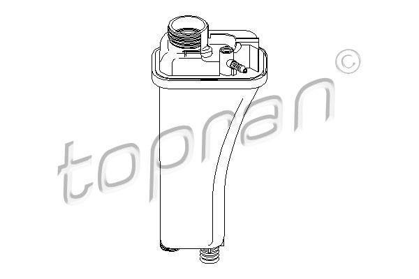 Купить 500 790 Topran Расширительный бачок БМВ Е36 (2.0, 2.5, 2.8)
