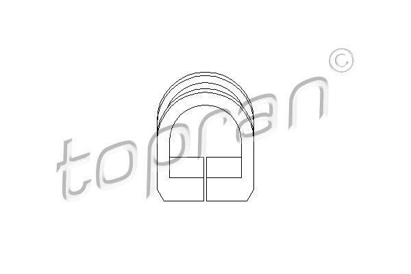 Купить 102 803 Topran Сайлентблок рулевой рейки Passat (B3, B4) (1.6, 1.8, 1.9, 2.0, 2.8)