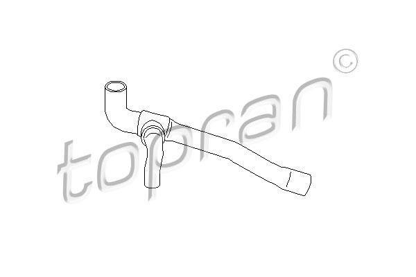 Купити 109 009 Topran Патрубок радіатора Кадді (1.9 D, 1.9 SDI, 1.9 TDI)