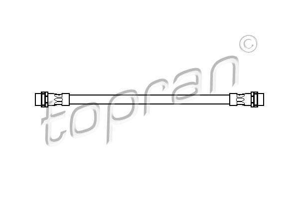 Купить 110 407 Topran Тормозной шланг Транспортер Т5 (1.9, 2.0, 2.5, 3.2)
