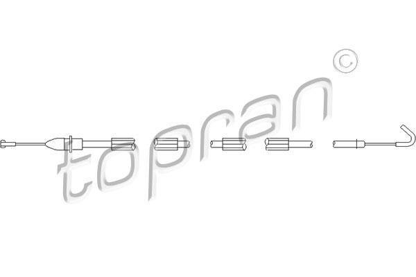 Система управления ручки двери 113 434 Topran фото 1