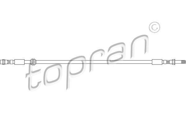 Купить 110 406 Topran Тормозной шланг Transporter (T5, T6) (1.9, 2.0, 2.5, 3.2)