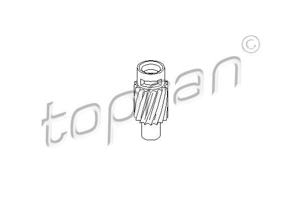 Трос спідометра 107 399 Topran фото 1