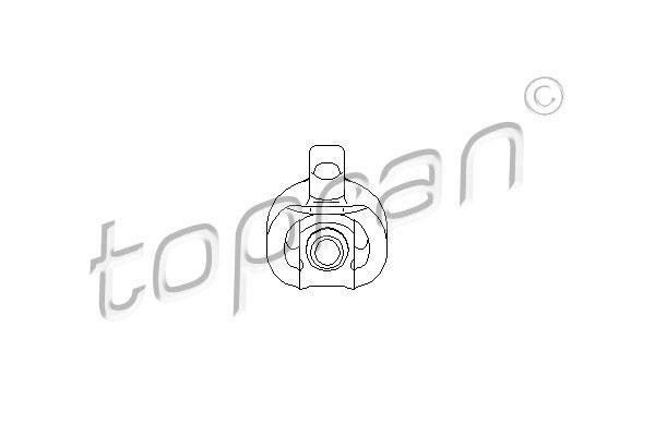 Крепление глушителя 700 618 Topran фото 1
