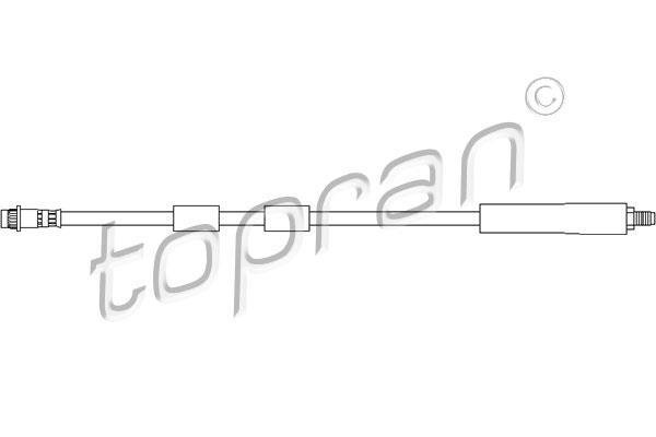 Купити 720 894 Topran Гальмівний шланг Peugeot 307 (1.4, 1.6, 2.0)