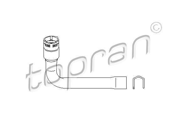 Купить 111 975 Topran Патрубок радиатора Суперб (1.8 T, 2.0)