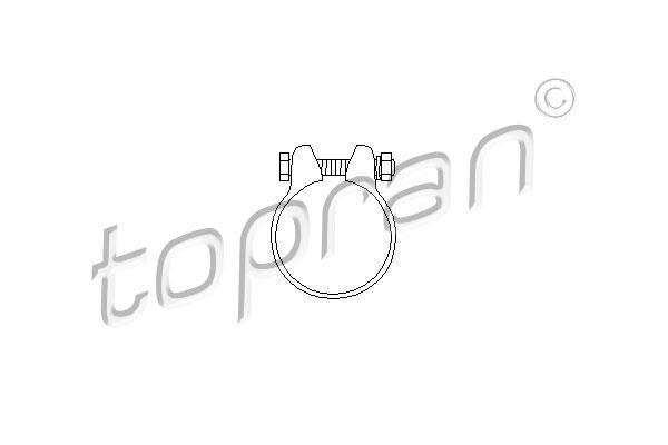 Крепление глушителя 103 024 Topran фото 1