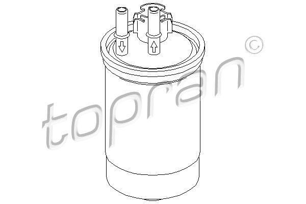 Купить 301 660 Topran Топливный фильтр  Фокус 1 (1.8 DI, 1.8 Turbo DI)