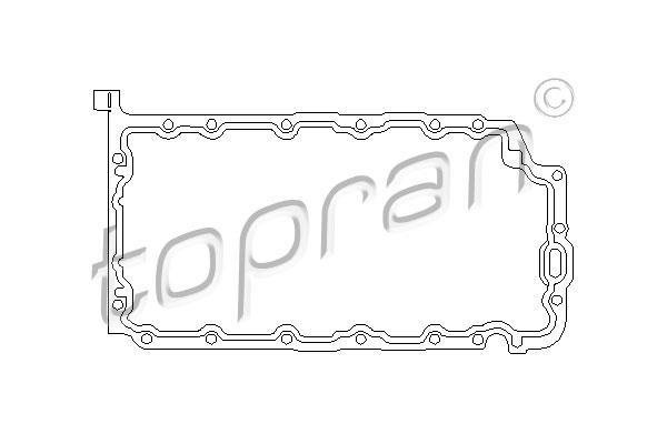 Купить 205 600 Topran Прокладка картера Omega B (2.0 DTI 16V, 2.2 DTI 16V)