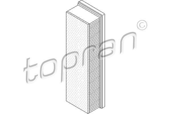 Купить 721 010 Topran Воздушный фильтр  Citroen C3 (1.1, 1.4, 1.6)