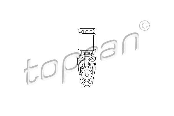 Купить 111 385 Topran Датчик распредвала Rapid (1.2, 1.2 TSI, 1.4 TSI)