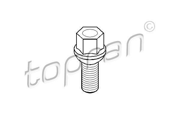 Купити 112 225 Topran - Болт для кріплення колеса