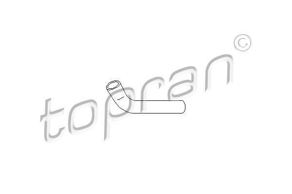 Купити 100 218 Topran Патрубок радіатора Ауді 80 (1.6, 1.8, 1.9, 2.0)
