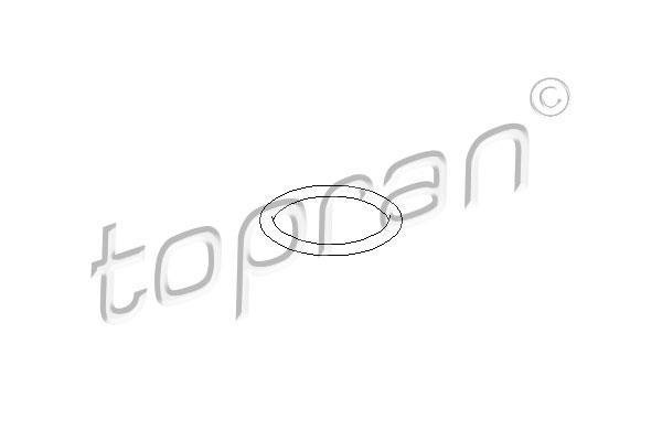 Купить 207 217 Topran - Прокладка кришки масл.фильтра HANS PRIES