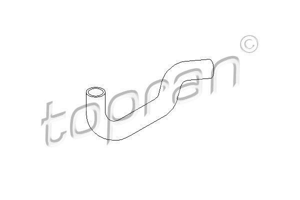 Купить 103 448 Topran Патрубок радиатора Passat (B3, B4) (1.6, 1.8, 1.9, 2.0)