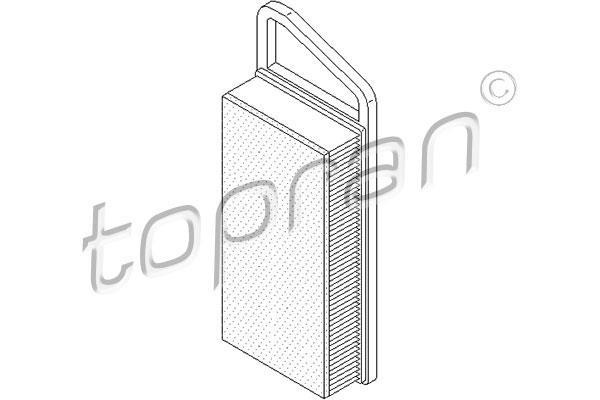 Купить 720 965 Topran Воздушный фильтр  Ситроен С3 (1.4 HDi, 1.4 HDi 70)